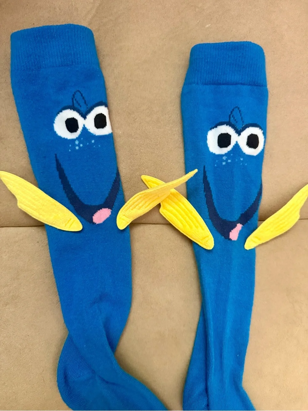 Adult Disney 3D High Socks - Figment and Dory